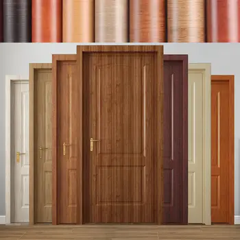 

2.1mx90cm Free Shipping Wallpaper Waterproof Wood Decorative Sticker Thick Self Adhesive Furniture for Doors Cabinet Desktop