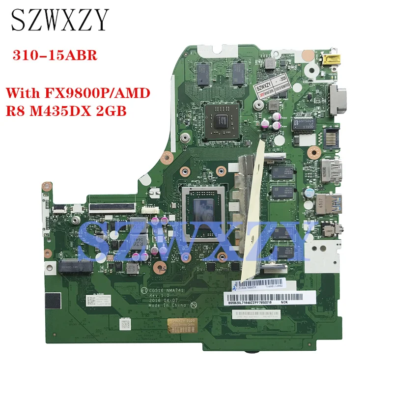 Материнская плата SZWXZY для ноутбука Lenovo Ideapad 310-15ABR с FM980 AMD R8 M435DX 2 Гб CG516 NMA741 5B20L71649 |