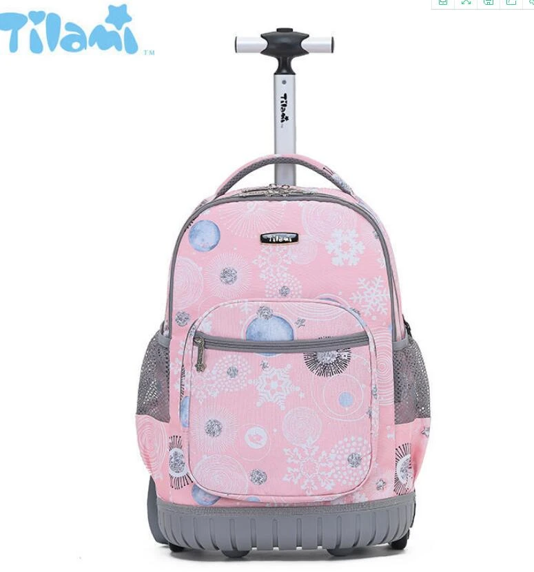 Mochila escolar con ruedas para bolsa de equipaje rodante, Maleta de viaje, 16 pulgadas|Mochilas escolares| AliExpress