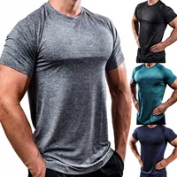 2024 Quick Dry Workout Running T-shirts Compression Fitness Tops Breathable Gyms T-shirts men Clothing Jogger Male Sports Shirts 1
