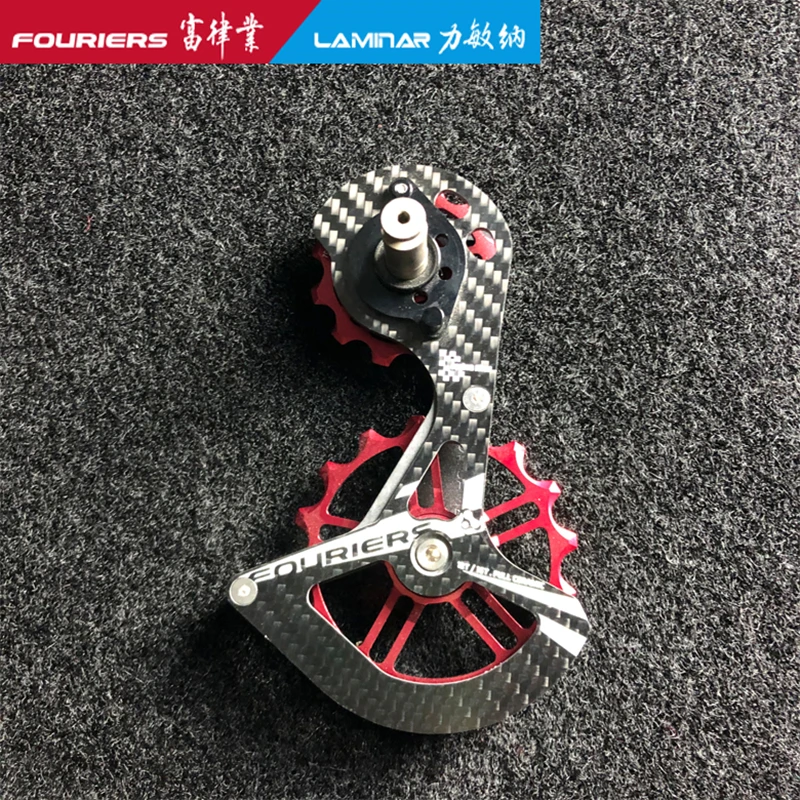 US $156.42 FOURIERS OSPW System For RDR8050SSGS  Rear Derailleur CTDX007HCA8050  Oversized Pulley Wheel Ceramic Bearing