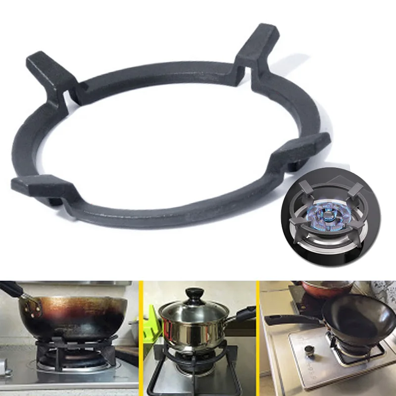 Universal Iron Wok Pan Stand Support Tool Hobs Ring For Cookers Gas Burners 