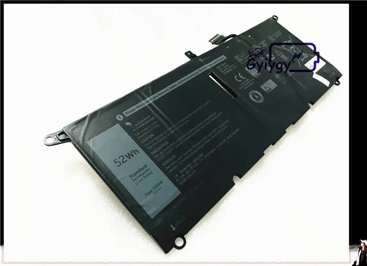 DXGH8 Батарея G8VCF H754V для Dell XPS 13 9370 серии P82G H754V 0H754V P82G001