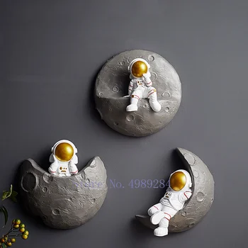

CREATIVITY RESIN ASTRONAUT PLANET WALL UNIVERSE LIVING ROOM BACKGROUND WALL DECORATION MODERN HOME DECORATION CHILDREN'S ROOM