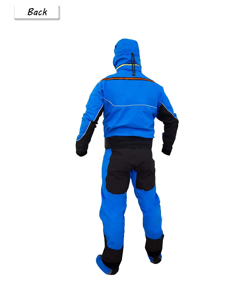 Drysuit for Men Dry Suits Latex Cuff and Splash Collar Flatwater Ocean
