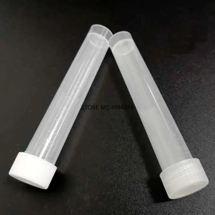

100pcs/lot 10ml Graduated Plastic Cryovial Tubes, Cryo Freezing Tube pipes With Screw Cap