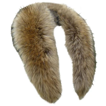 

Winter Fashion Luxury Artificial Fox Fur Collar Scarf Warm Warmer Shawl Wrap Stole Original