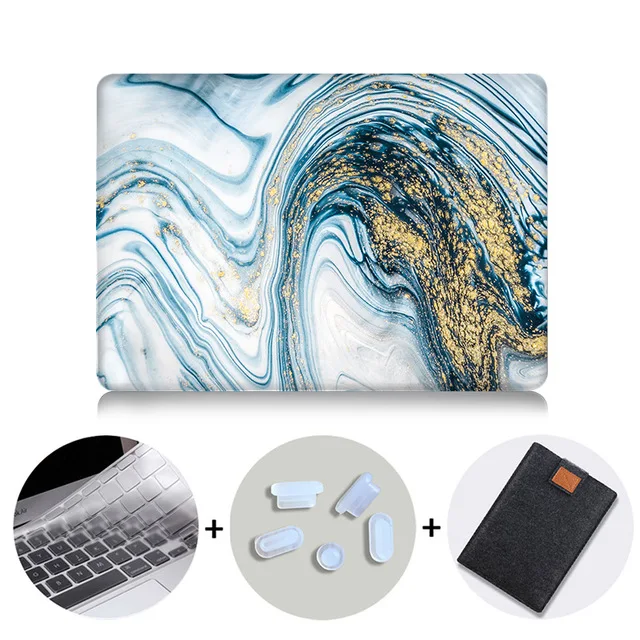 MB17 MTT чехол для ноутбука Macbook Air Pro retina 11 12 13 15 16 мраморный Жесткий Чехол для mac book 13,3 дюймов с сенсорной панелью a1706 a1502 - Color: MB17