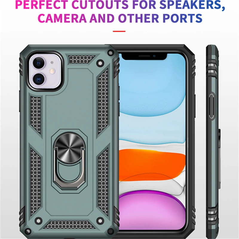 Автомобильный магнитный держатель для колец чехол телефона Iphone 11 Pro Max 7 8 6 6s Plus XR XS