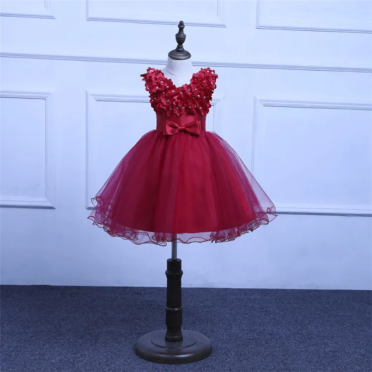 

Girls Dress 2018 Summer Wear New Style Childrenswear Children Summer Cheongsam Puffy Yarn