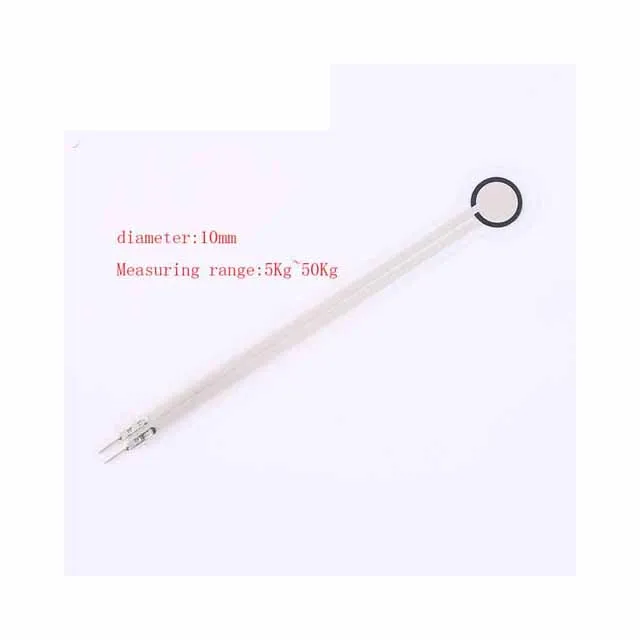 

A23-- 5kg-50kg Resistive Film Pressure Sensor 10mm Flexible Force Sensitive Resistor for Robot Wearable Device