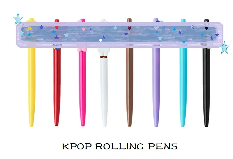 [MYKPOP] KPOP ручка для мальчиков письма каваи Вращающаяся Fans коллекция SA18050813|Игровые