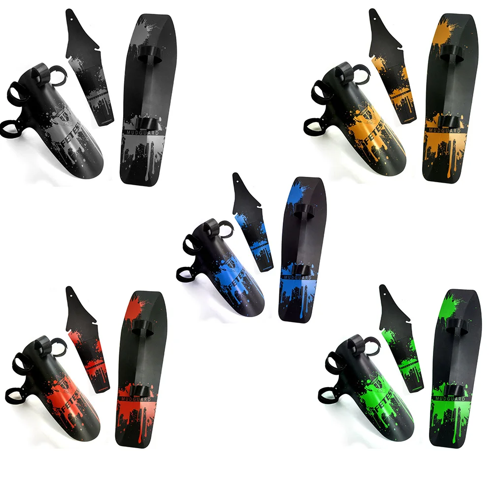 Открытый клип на легкий Горный Велосипед Quick Release Dirtboard Велоспорт крылья защитный красочный брызговик передний задний велосипед