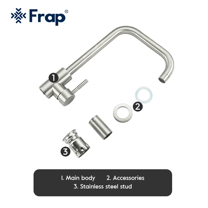 Frap Kitchen Faucet Stainledd Steel Kitchen Sink