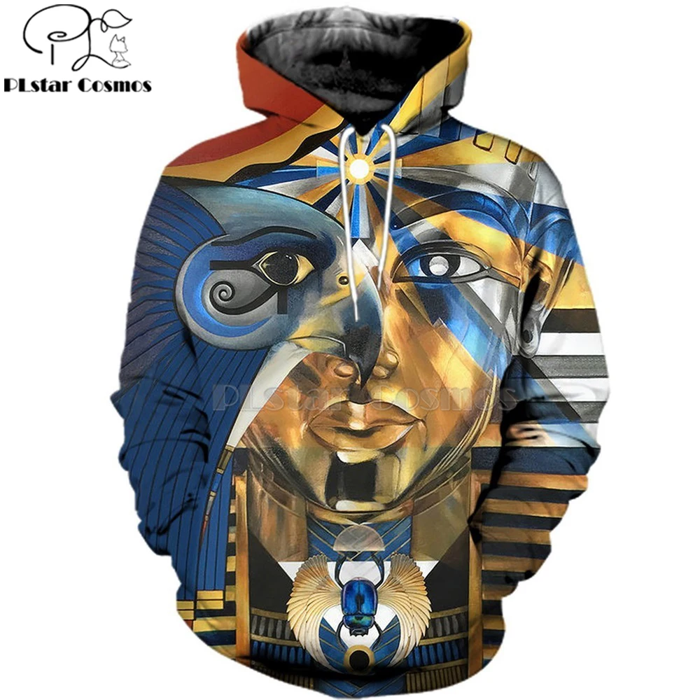 

Mysterious retro ancient Horus Egypt goddess Pharaoh totem 3d hoodies/Sweatshirt Winter autumn funny long sleeve streetwear-47