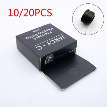 

20pcs Mapping pre-ink string Microblading mapping line Permanent Positioning Eyebrow Measuring eyebrow pre-inkd for Microshading