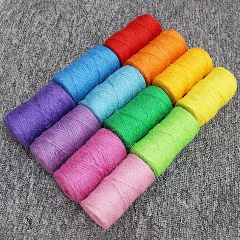 

Hemp Rope Of 4mm Diameter For Cat Tree, Cat Climbing Frame DIY, Hemp Rope Only, 12 Colors Available Now