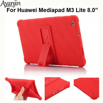 

2019 new Case for Huawei MediaPad M3 Lite 8.0 CPN-W09 CPN-AL00 8 inch Ultra-thin stand Back Tablet PC Soft Silicone Cover+ Pen
