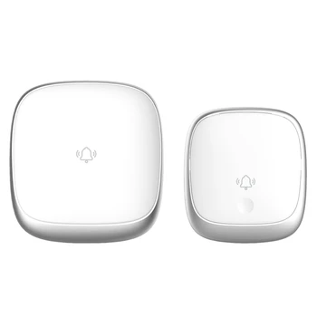 

AC 100-240V Wireless Led Doorbell Self-Powered No Battery Need Waterproof Home Wireless Door Bell Door Ring Smart Home Devices(E
