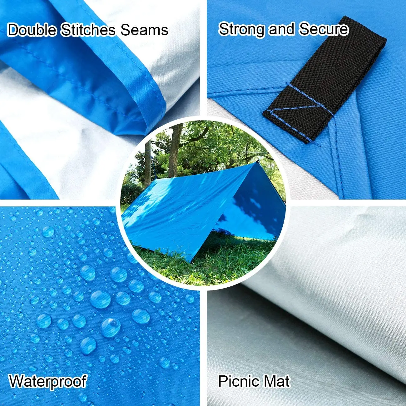 Hamac De Camping Night Cat Avec Bâche Imperméable Et Moustiquaire - Vert Armée, 1 Place
