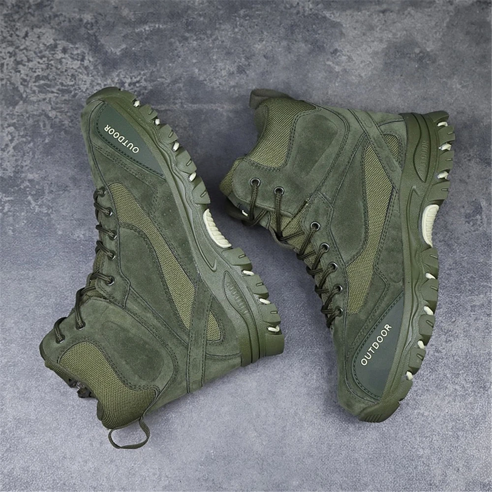 

New Winter Autumn Men Military Boots Quality Special Force Tactical Desert Combat Ankle Boats Army Work Shoes Leather Snow Boots