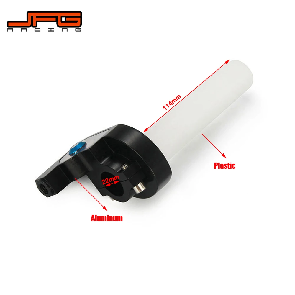 Motorcycle Universal Throttle Grips Settle & Twist Gas Throttle Handle Dirt Pit Bikes For Atv