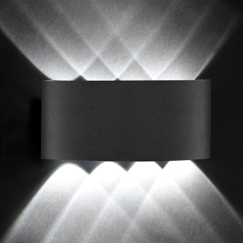 LED Wall Lamp IP65 LED Wall Lamp Outdoor Waterproof Garden Lighting Aluminum AC86-265 Indoor Bedroom Living Room Stairs porch street