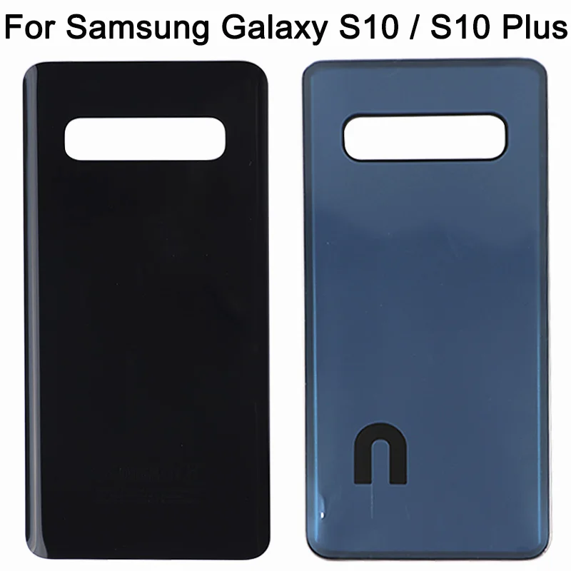 Новая Крышка батарейного отсека S10 для Samsung Galaxy Plus S10E Задняя стеклянная панель