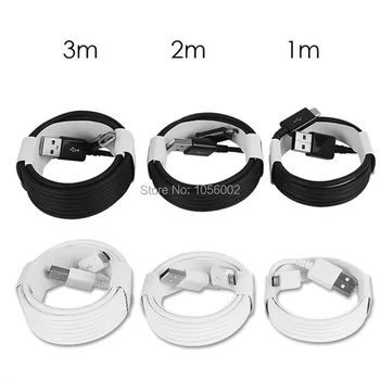 

500pcs/lot 1m 2m 3m fabric micro usb cable Accessory Bundles for samsung galaxy s3 s4 s6 note 2 blackberry htc lg