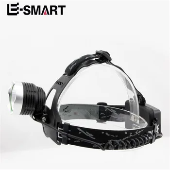 

E-SMARTER LED Headlamp Aluminum XML Q5 T6 Zoom Led Headlight Head Flashlight Adjustable Head Lamp 18650 Battery Front Light