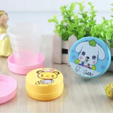 Модные силиконовые для путешествий выдвижные складные чашки новые наружные Телескопические Складные стаканы