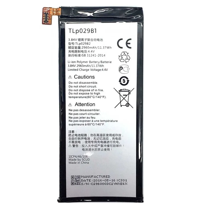 TLp029B2 TLp029B1 Сменный аккумулятор для Alcatel flash Plus 2 FL02 аккумулятор для мобильных телефонов