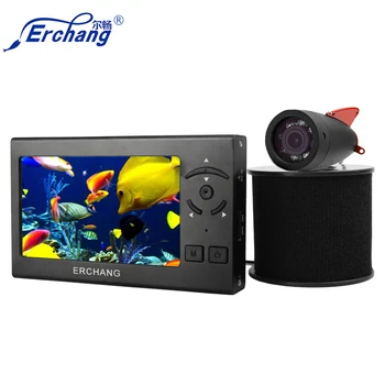 

Erchang 15M 1000TVL Fish Finder Underwater Ice Fishing Camera 4.3" LCD Monitor 8PCS LED White Lamp Camera For Fishing
