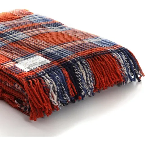 

Aksu Cozy Life Scotch Tassels Blanket Tile Indigo Double Personality