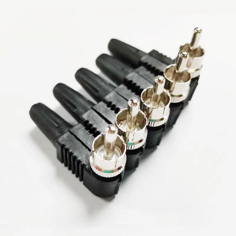 Штепсельная Вилка NCHTEK RCA прямоугольный паяльный кабель без припоя адаптер