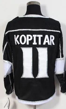 Мужские футболки Anze Kopitar Jonathan Quick Jeff Carter Drew Doughty Dylan Larkin Henrik Zetterberg Justine Abdelkader - Цвет: Золотой