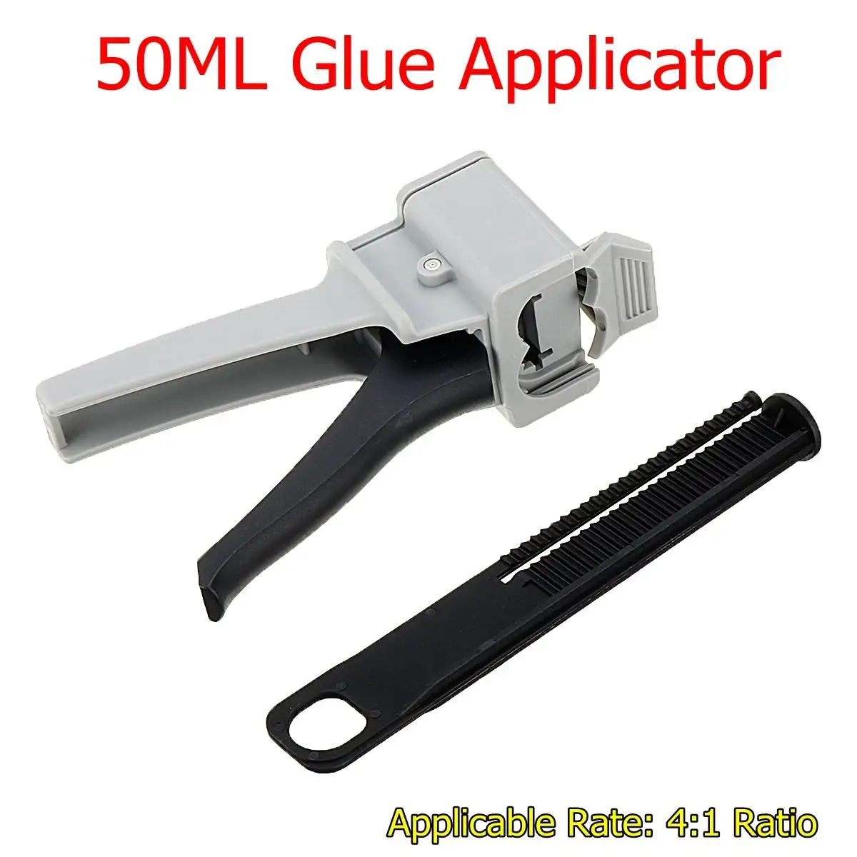 

Glue Guns 50ml Two Component AB Epoxy Sealant Glue Applicator Glue Adhensive Squeeze Mixed 4:1 Manual Caulking Guns Dispenser