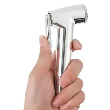 

Handheld Bidet Spray Shower Head Bathroom Toilet Shattaf Spring Hose Cleanser