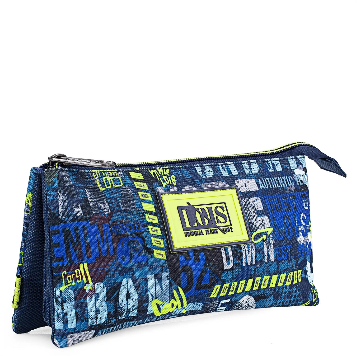 Estuche Escolar Chico Grande De Poliéster Portatodo De Gran Capacidad. 3 Bolsillos. Muy Resistente. Diseño Y Calidad. Colegio E Instituto 131711|Bolsas y estuches de cosméticos| - AliExpress