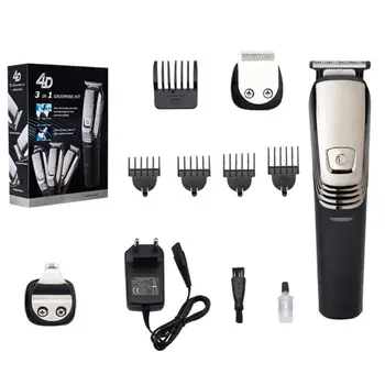 

1Set 3In1 Multi-functional Electric Hair Clipper Kits USB Charging Men Hair Trimmer Cutter for Home Salon Use