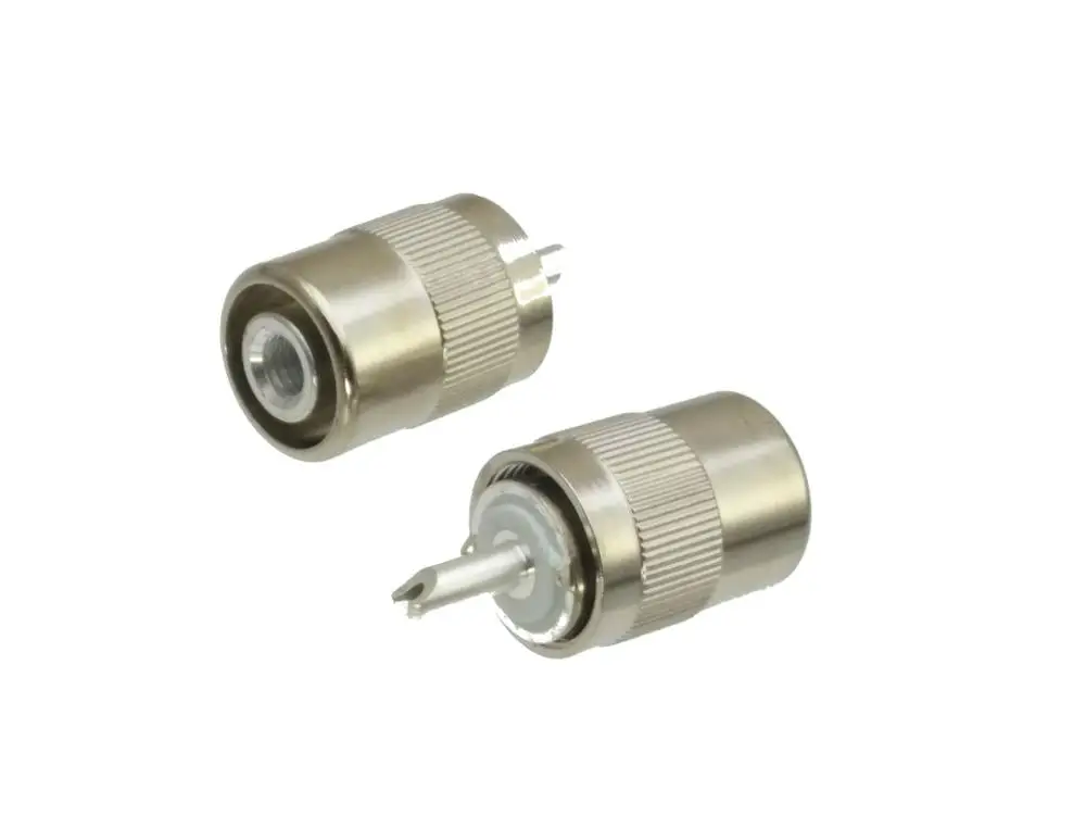 Разъем UHF штекер PL259 штекер припоя RG58 RG142 LMR195 RG400 RF кабель Серебряный