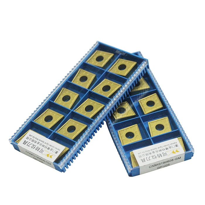 10 шт. высокое качество карбида ЧПУ Вставки GESAC CNMG160608-GM GP1225 CNMG160612-QM GP1225 CNMG190608-GM GP1225 поворотные вставки
