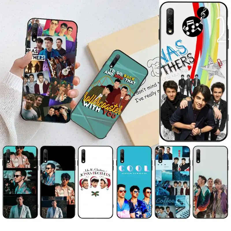 Чехол для телефона HPCHCJHM pop Nick Jonas Brothers из ТПУ черный корпус Корпуса Huawei Honor 30 20 10 9 8 8x