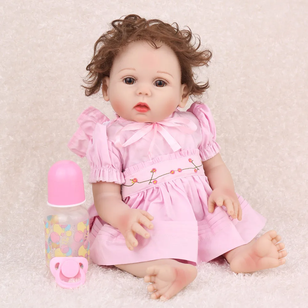 Полностью мягкие силиконовые куклы Reborn Baby, 18 дюймов, 48 см, реалистичные, Bebe, для девочек, для ванны, Playmates, живой, Benoca, для детей, милые, Menina, подарки на день рождения