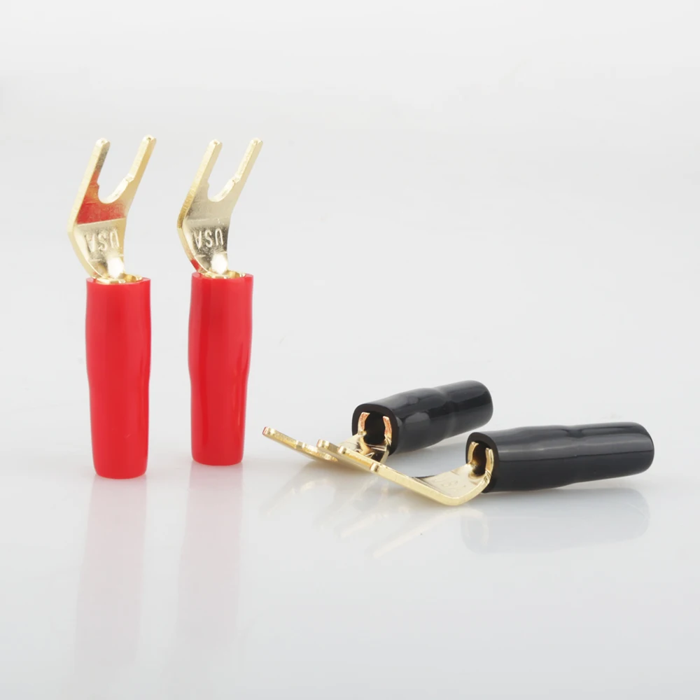 12 шт. высококачественный позолоченный штекер для динамика|speaker cable plug|plug speakerplug gold
