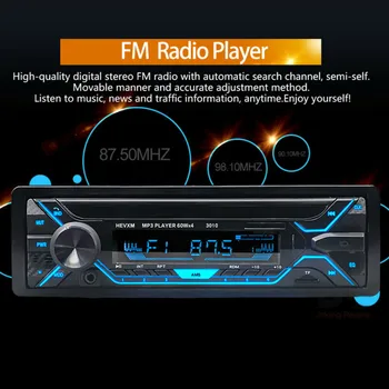 

USB Car Audio Player TF FM Radio In-dash Handsfree Mic Replacement Set