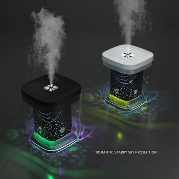 

Mini Mist Humidifier Wireless USB Charging Portable Home Bedroom Essential Oils Humidifier WIth Multi Color Lights Moisture Make