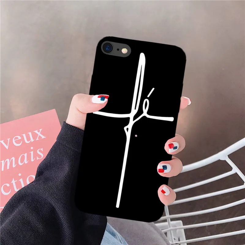 JAMULAR вера христианская религиозная Подвеска "Иисус" чехол для телефона для iPhone XS MAX XR X 7 8 6 11 Plus мягкая задняя крышка для samsung S8 S10 Note8