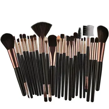 

25 Pcs Makeup Brush Full Set Of Multifunction Brush Combination For Eyelash Eyebrow Eyeshadow Blusher Lipstick Makeup Tools Kit