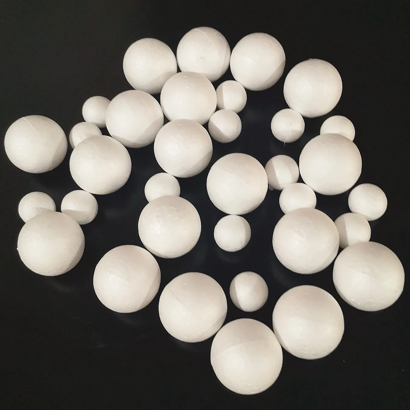 1/1.5/2/2.5/3/4/5cm Modelling Polystyrene Styrofoam White Foam Round  Spheres Crafts DIY Party Wedding Ball Decoration Supplies